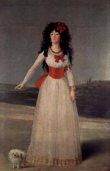 Francisco de Goya White Duchess China oil painting art